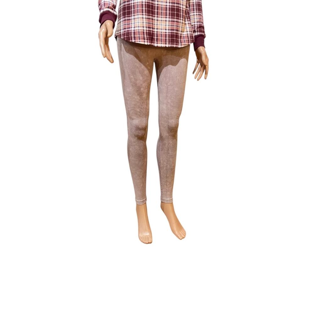 🇺🇦 Active Domino Fashion Seamless Leggings Size Small Purple 🇺🇦